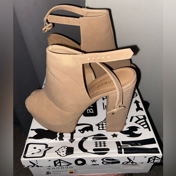 Tan bootie heels - Picture 3 of 5